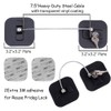 Kiwinvou 3P Black Children Safety Refrigerator Door Lock, Kids Security