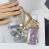 Rayslesan Sparkly Key Fob Cover with Cherry Keychain, Bling TPU
