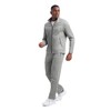 Rdruko Men's Fleece Lined Sweatsuits 2 Piece Set Full Zip
