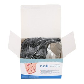 Envolturas Desechables para Quitar Esmalte de Uñas, 50 Unidades 2 en 1, Envolturas de Papel de Aluminio para Quitar Esmalte de Uñas, Gel UV de Algodón, Almohadillas de Algodón