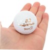 BESPORTBLE 6pcs Rubber Golf Practice Balls Realistic Feel for Training