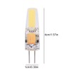 10Pcs AC/DC12-24V G4 COB LED Light Bulbs NOn Dimmable Silicone