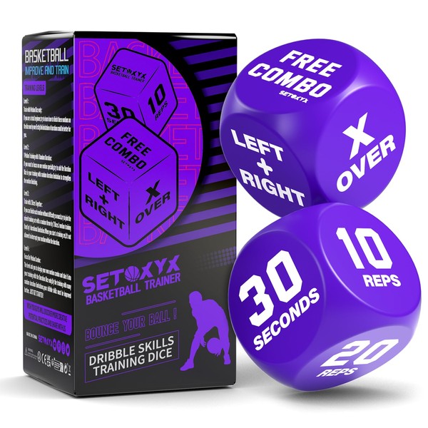 SETOXYX Basketball Dribble Skills Dice Set - Training Equipment -