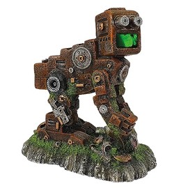 Nobby 28717 Aqua Ornaments Scrap Robot with LED 14 x 8.7 x 14.7 cm