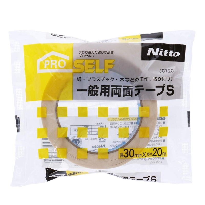 Nitoms J0720 General Purpose Double Sided Tape S, 1.2 inches