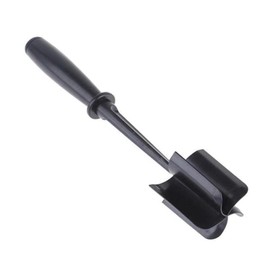 Poemtian Meat Chopper, 5 Curved Blades Meat Chopper Hamburger Chopper Potato Masher for Ground Beef, Heat Resistant Meat Masher for Hamburger Non Stick Hamburger Chopper, Mix and Chop Kitchen Tool