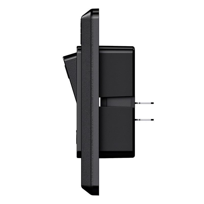 Leisure LED Modern Double SPST On-Off Switch with Bezel, 12-Volt,