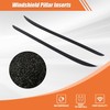 Driver & Passenger Side Windshield Pillar Molding Compatible with Ford