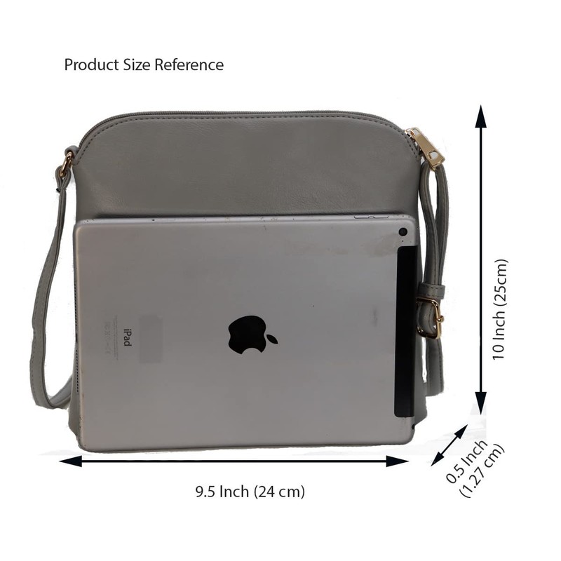 AMAZE - Bolso cruzado mediano para mujer, bolso de hombro