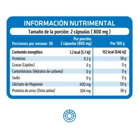 Healthaddiction Magglici Glicinato De Magnesio Frasco 60caps Sin Sabor