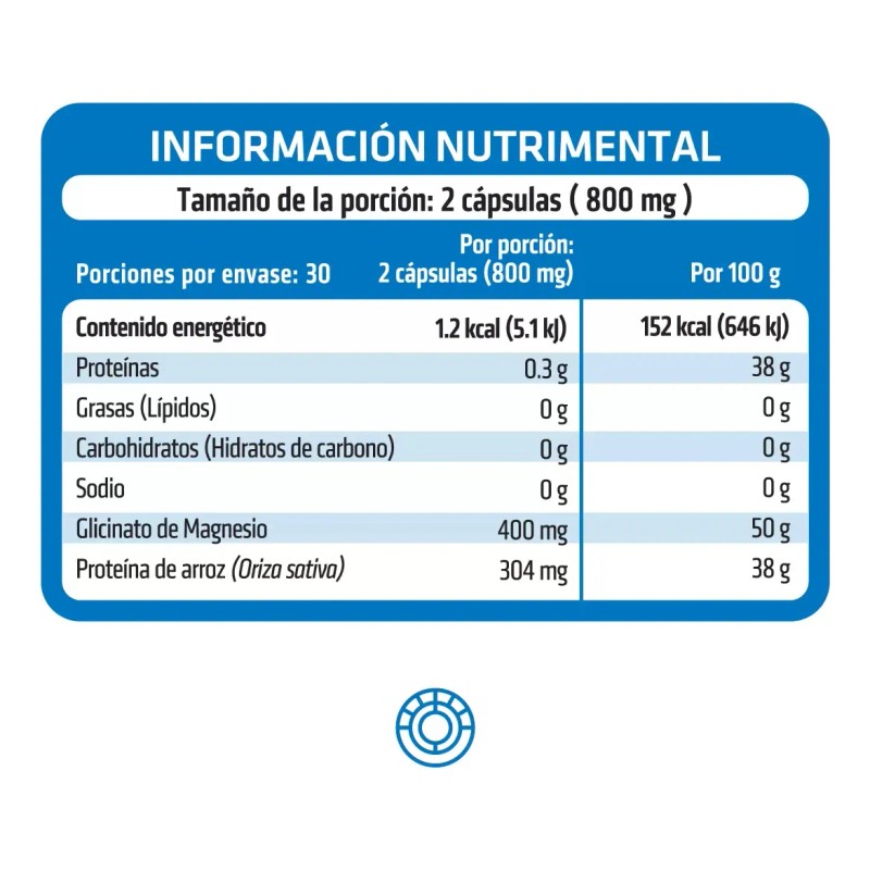 Healthaddiction Magglici Glicinato De Magnesio Frasco 60caps Sin Sabor
