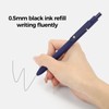 Ddaowanx Gel Pens, 6 Pcs 0.5mm Quick Dry Black Ink