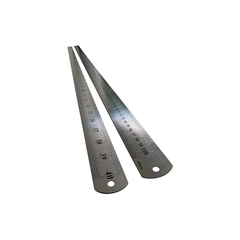 Large Stainless Steel Ruler Rule Measuring Measure Straight Edge 1