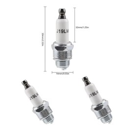 2 x RJ19LM Spark Plug 4-Stroke Lawnmower Spark Plug for Briggs & Stratton 796112 796112S 796112 3121-C5-0041 Champio