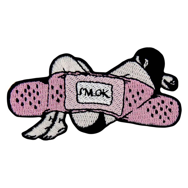 ZEGINs Self Recovery I AM OK Band Aid Patch Embroidered