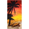 GEEZY Large Microfibre Beach Bath Towel Lightweight Sports Travel Gym