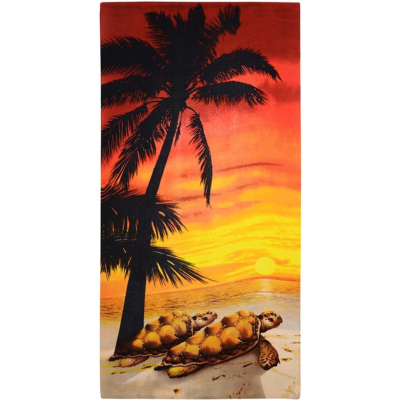 GEEZY Large Microfibre Beach Bath Towel Lightweight Sports Travel Gym