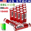 EBL 3.7V 350mAh 10440 Battery Li-ion Rechargeable For Flashlight LED