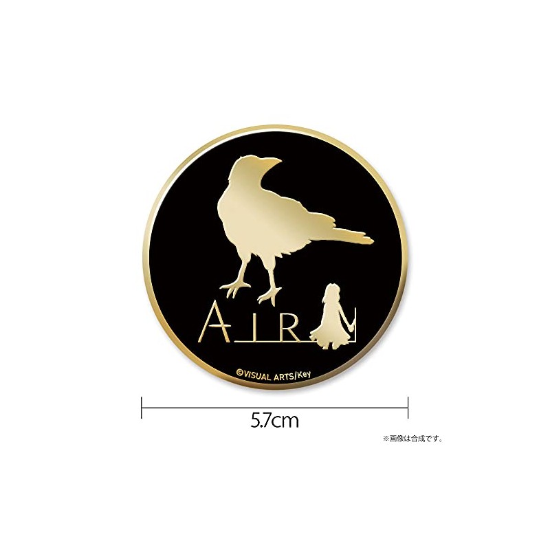 COSPA AIR Metal Badge 2.2 inches (5.7 cm) Diameter Metal