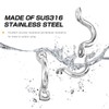 9Tong Tie Down Deck Loop Steel Stainless Hardware Deck Loop