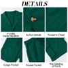 Fastkoala Men's Tracksuit Outfit Set Two Piece Button Suits Summer