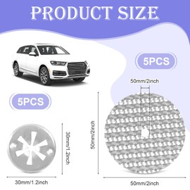 DHFUCNKO Heat Shield Repair Kit, Universal Car Heat Shield, Heat Shield Clips, Heat Shield Fasteners, Exhaust Heat Shield Repair Kit for Car