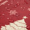 JOLLYTOP Round Christmas Tablecloth Xmas Table Cloth for Table Decoration,