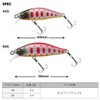 Daiwa Trout Silver Creek Minnow Yamame 44S Lure