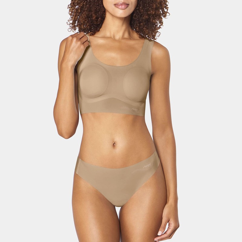 Sloggi Women's Zero Feel Ex Top, Cognac