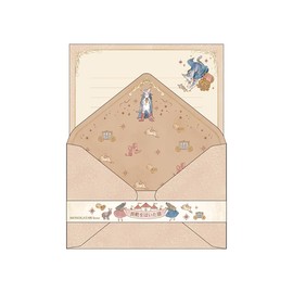 Kamio Japan Letter Set MONOGATARI Letter 226633 Cat in Boots
