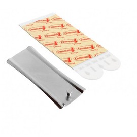 UKDeals Direct® Sawtooth Metal Picture Hanger Sticky Nail & Stabilizer Strips Decorate Damage Free Large Universal Frame Hanger 2.2 kg Load (1 Pack Metal Sawtooth Hanger 17047)