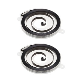 EMSea 2Pcs 2 Hole Starter Recoil Pull Start Spring 4224 190 0600 Compatible with Stihl TS410 TS420 Cut Off Saws Starter Spring for Cutting Machine
