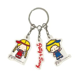 Patty & Jimmy Patty & Jimmy 3 Row Acrylic Key Chain