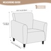 KinCam Accent Armchair Covers, Stretch Banquet Chair Covers, Arm Chair