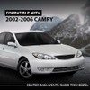G-PLUS Center Dash Bezel Trim Compatible with Toyota Camry 2002-2006