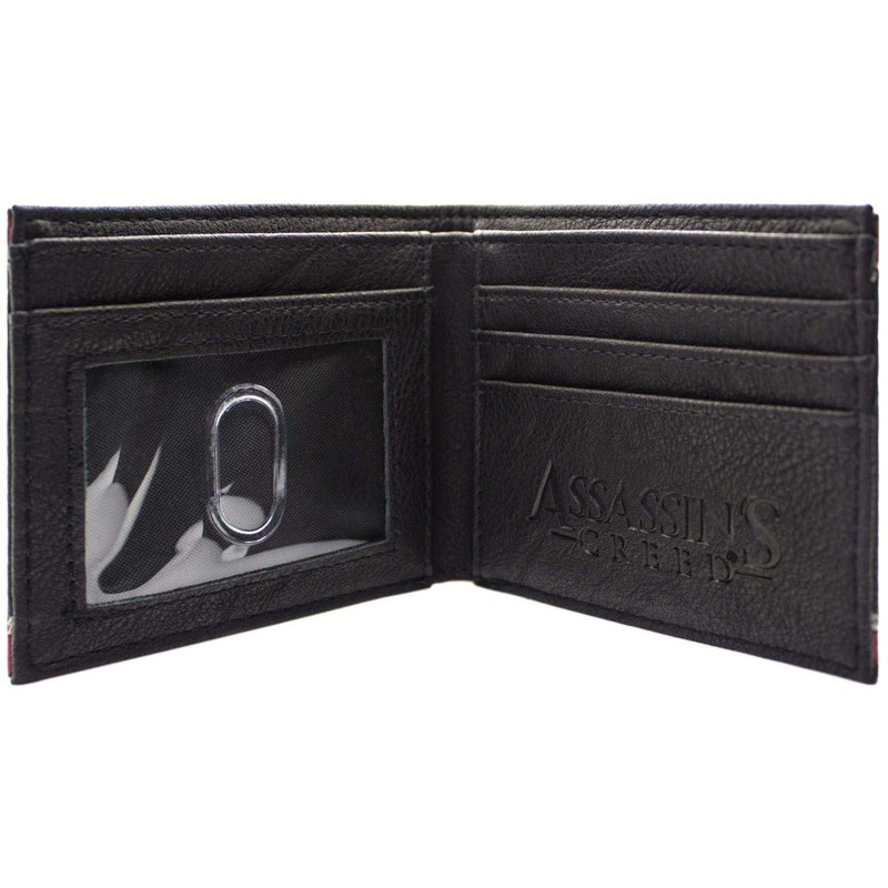 Assassins Creed Cast Metal Bronze Insignia Badge Wallet Bi-Fold ID