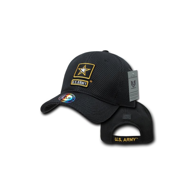 Rapiddominance Army Air Mesh Military Cap, Black
