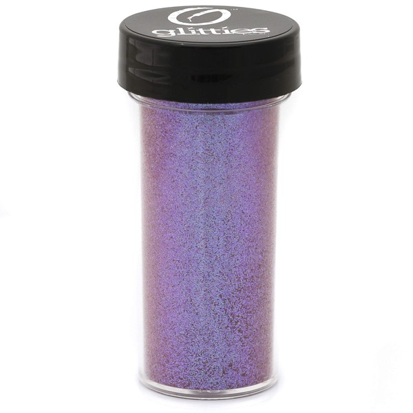 GLITTIES - Frosted Grape - Nail Art Iridescent Fine (.008") Glitter Powder - for Gel Nail Polish, Gel and Acrylic Nail Powder - (30 Gram Jar)