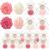Demissle - Juego de 40 jabones de flores de rosas