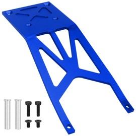 Vgoohobby Aluminum Front Skid Plate Skidplate #5837 Compatible with Traxxas Slash 2WD Rustler Bandit Stampede 2WD 1/10 RC Car Upgrade Parts (Blue)