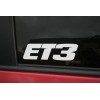 719 Designs Eli Tomac ET3 SOLID LETTER Die-cut Car Window