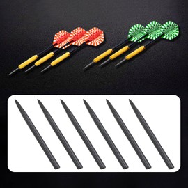 Micro Traders 15pcs Dart Tips 38mm Dart Spare 2.3mm Points Nickel-Plated Iron Replacement Smooth Tips for Glide Spare Dart Points(38x2.3mm)