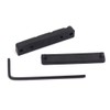 Alnicov Adjustable POM Nut for 4 Strings Bass Guitar,Black