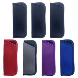 Kighdel 7 Pack Soft Glasses Case, Portable Glasses Pouch, Soft Glasses Case for Women, Soft Glasses Cases Effective Eyewear Protection, Travel Glasses Pouch for Women Men