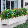 Quanfairy 10pc Artificial Flower Outdoor UV Resistant Fake Plant Wedding