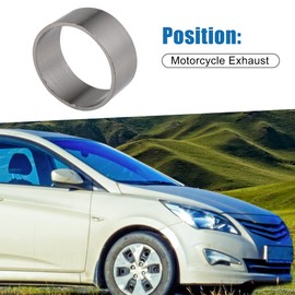 A ABSOPRO For Motorcycle Exhaust Muffler Pipe Gasket 55mm ID 60mm OD Graphite