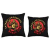 Satanic Sasquatch Banjo Club Evil Bigfoot Bluegrass Throw Pillow