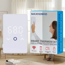 MAXKOSKO WiFi Smart Thermostat for Electric Floor Warming System