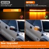 DZD Sequential LED Side Mirror Reflector Lights Turn Signal Lights