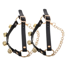 Levemolo Shoes Boot Bells 2pcs Family Christmas Ornaments Large Bells for Christmas Outdoor Decor Pet for Dog Training